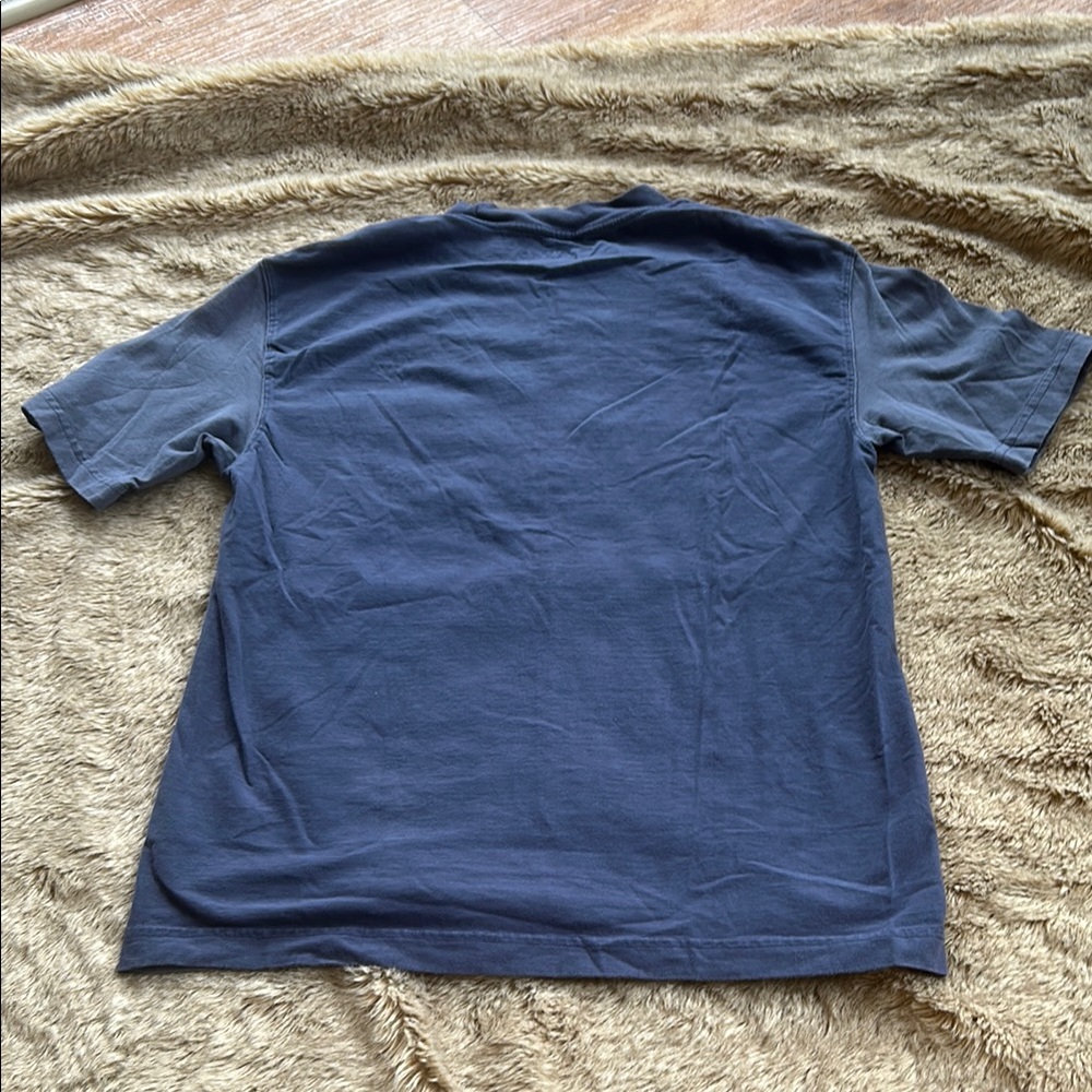 Abercrombie & Fitch Color-Block Blue Black Tee - Picture 3 of 3